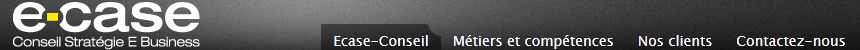 Création du site e-case