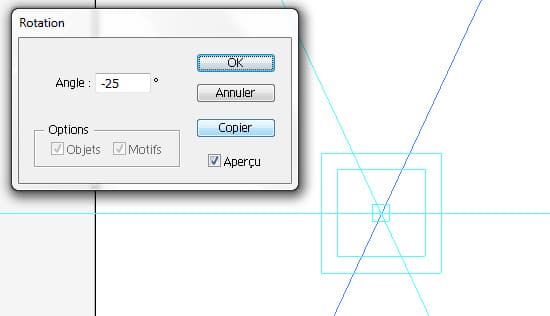 rotation d'un repère sur illustrator