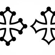 Construire une croix-occitane vectorielle