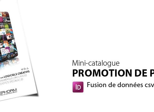 Mini-catalogue de promotion produti indesign