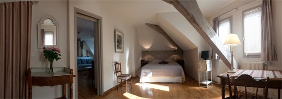 Photo panoramique Gîtes de charme - Chambre