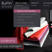 Création site Wordpress Fréderique Buffin Styliste Montréal