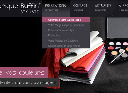 Création site Wordpress Fréderique Buffin Styliste Montréal