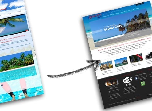 Refonte site internet wordpress concept tours