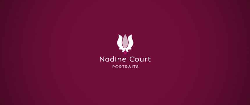 Création de logotype pour Nadine Court - Portrait