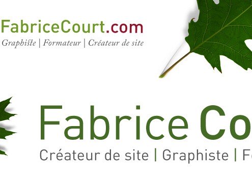 Nouveau logo Fabrice Court créateur de site wordpress
