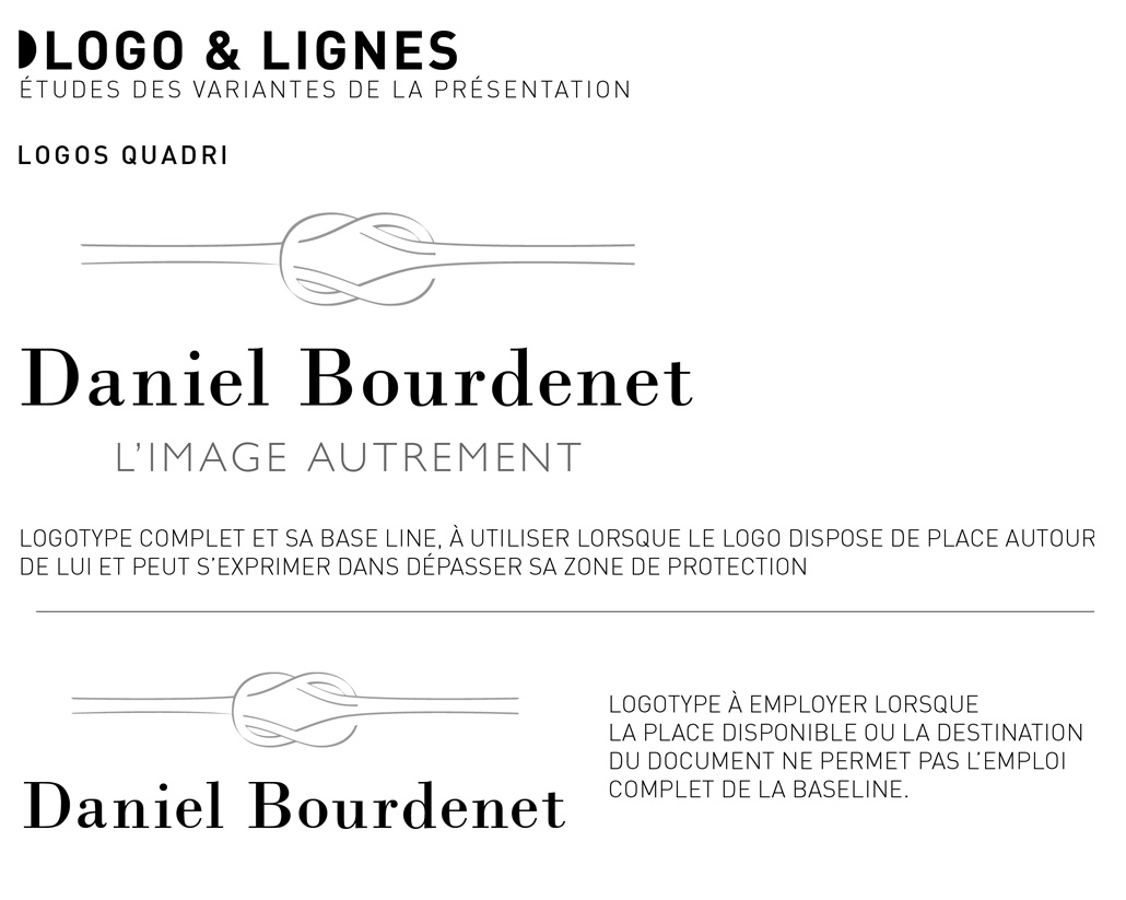 Griffes et logo Daniel Bourdennet