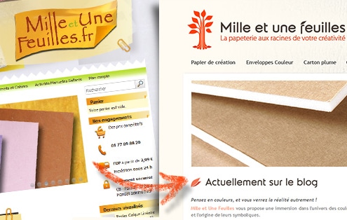 Refonte du site mille et une feuilles