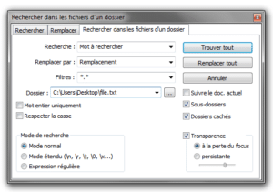 Rechercher-remplacer-NOtepad