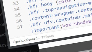 Modification du code CSS