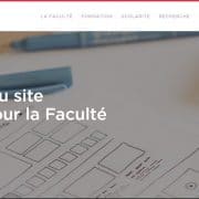 Nouveau site WordPress Faculté droit université Chambéry