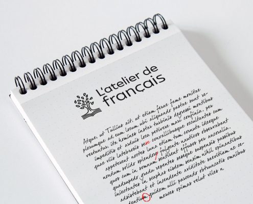 Atelier de Français création de logo