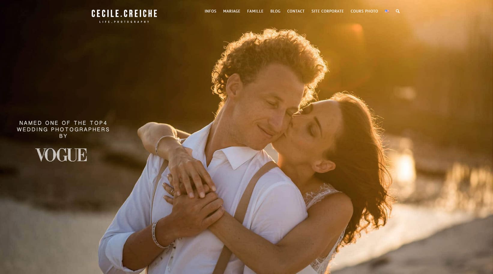 refonte du site wordpress de Cecile Creiche